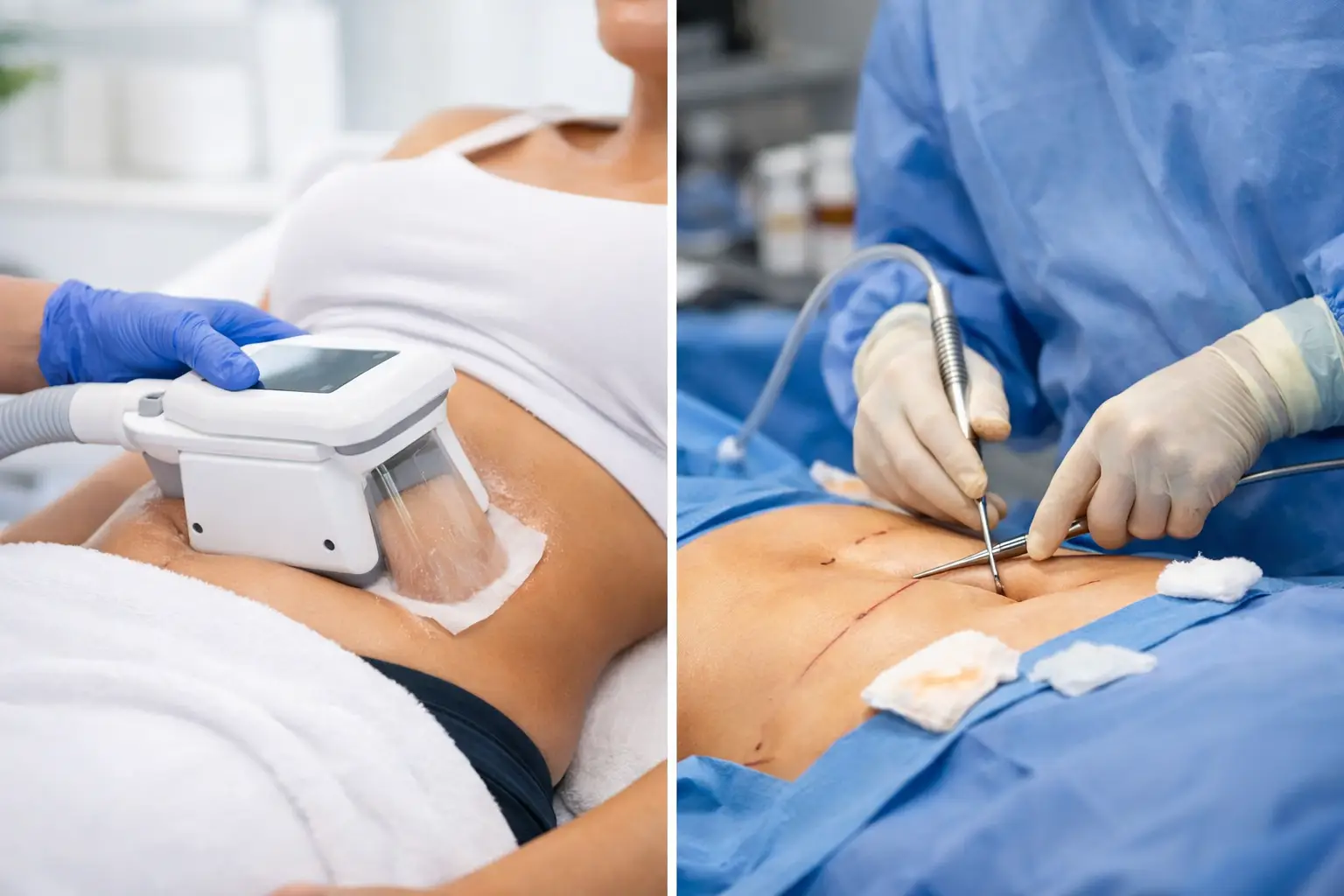 CoolSculpting vs Liposuction Results Compared